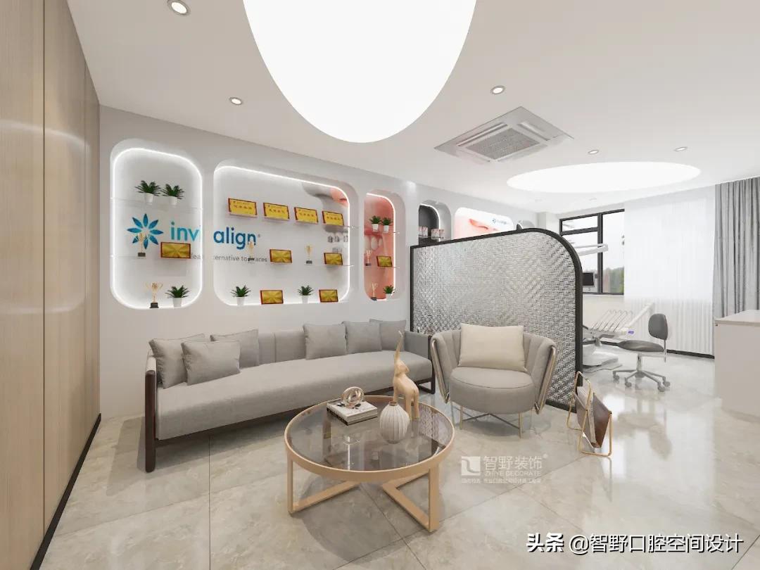 牙科简约装修图实景图,牙科装修效果视频