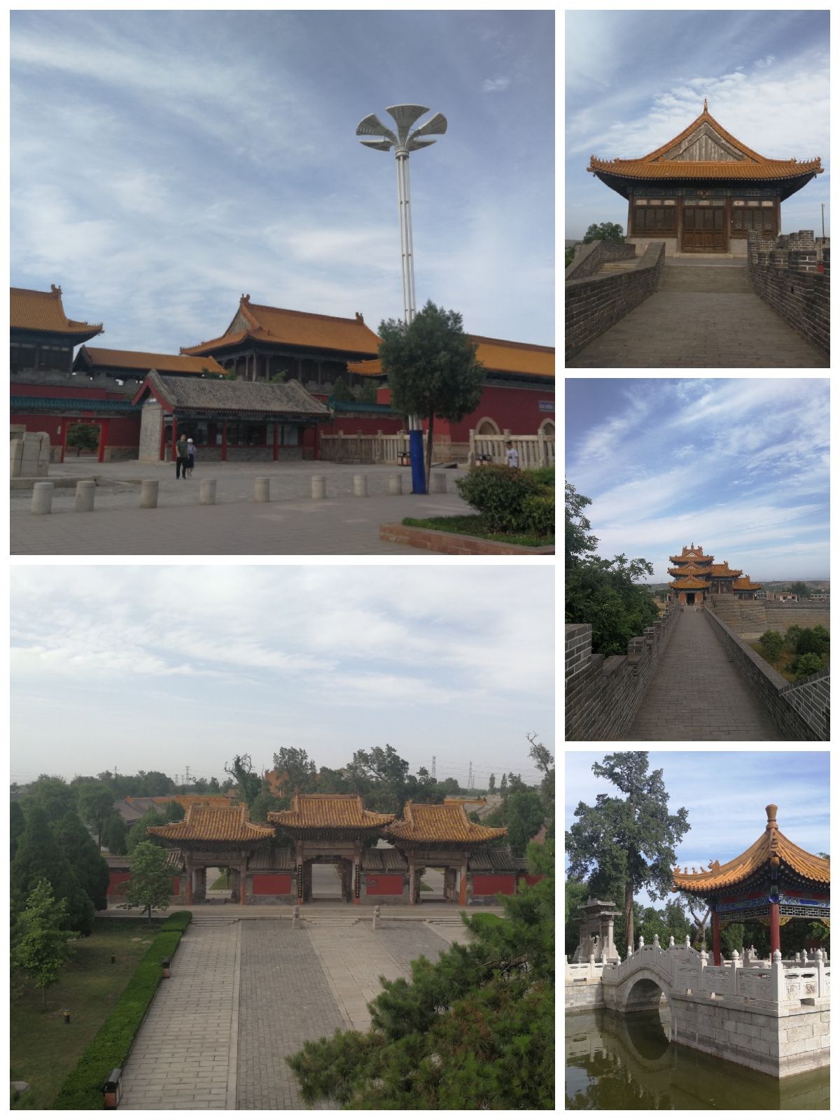 华山脚下的西岳庙,华阴华山之巅