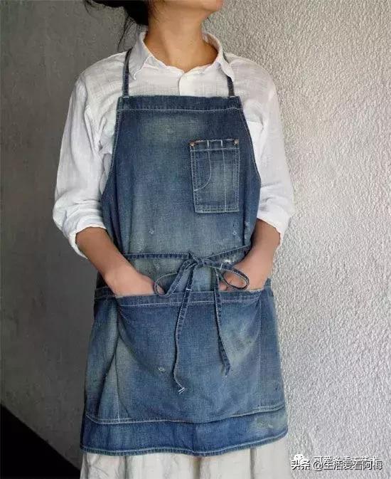 牛仔裤旧物改造手工制作小学生,废旧牛仔裤各种改造图解
