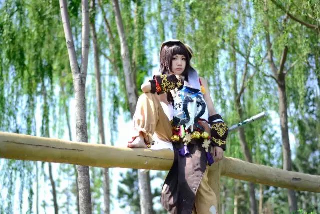 剑网3蓝玲珑cos,剑三定国花萝cos