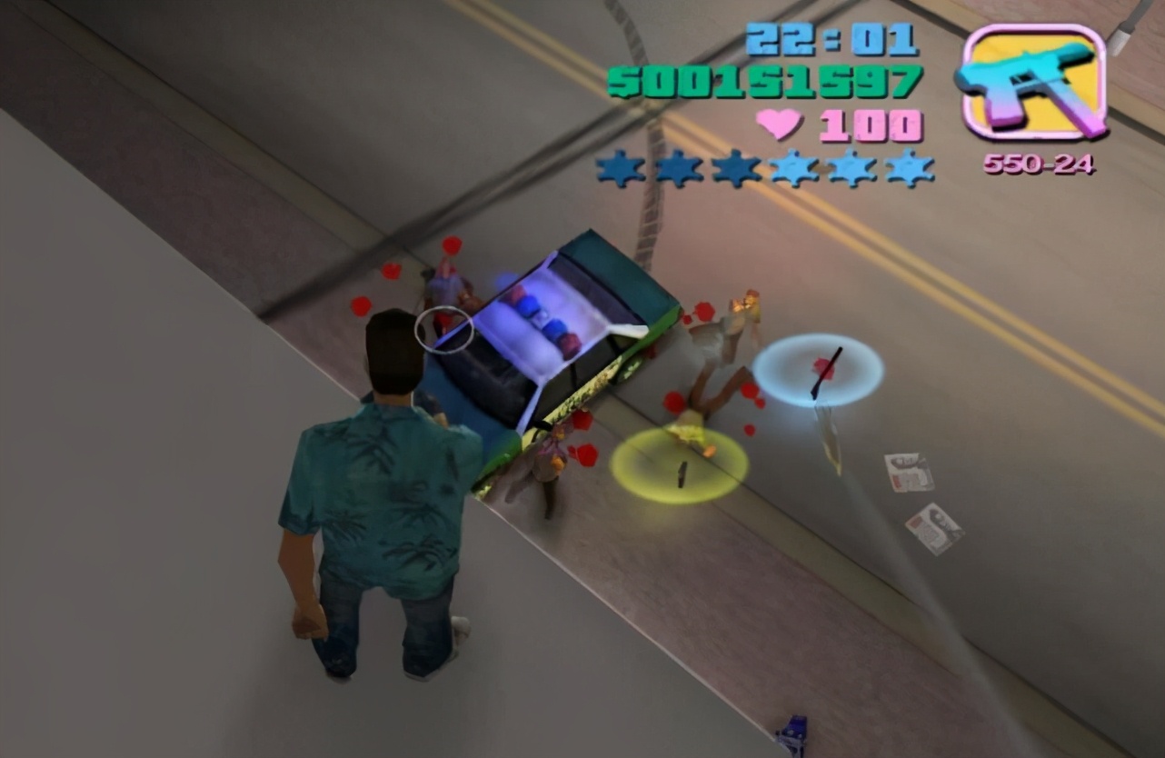 罪恶都市六星通缉送出租车任务,gta罪恶都市全记录