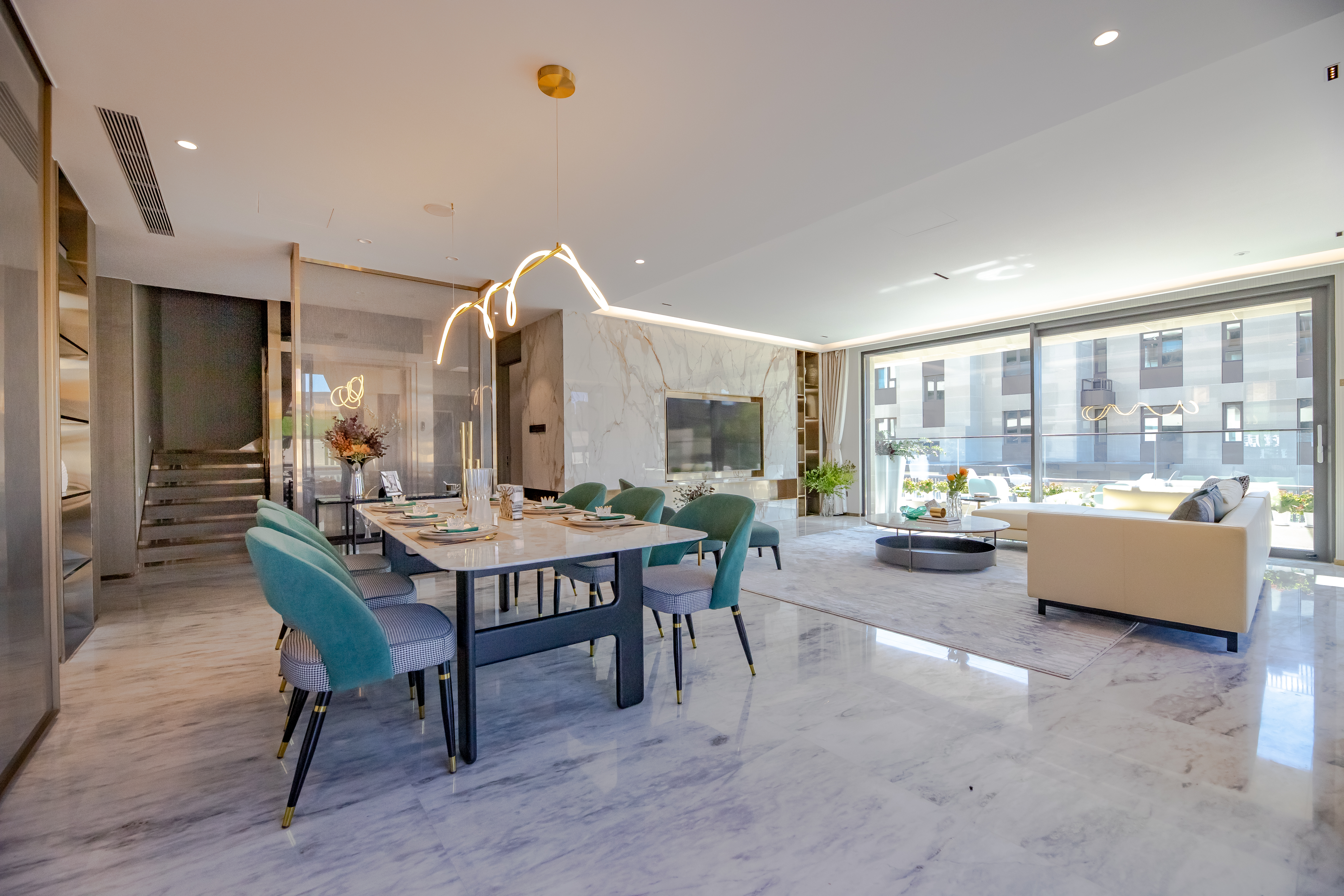 净月山别墅独栋样板间,净月山独栋900平