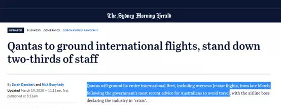 澳洲留学生自身防疫政策,澳洲留学生疫情期间回国政策