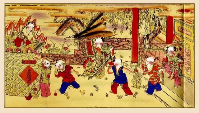 古画里除夕的传说与习俗，好看