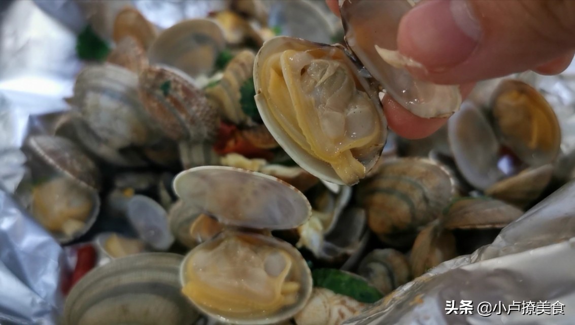 去青岛必吃红岛小蛤蜊,青岛海鲜黄皮蛤蜊吃法