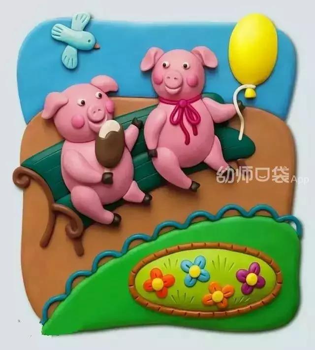 超轻粘土手工作品创意画汽车,航空航天手工超轻粘土创意作品