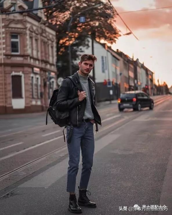 今日爆款男士皮衣春季138元,今年最流行的男青年穿真皮皮衣