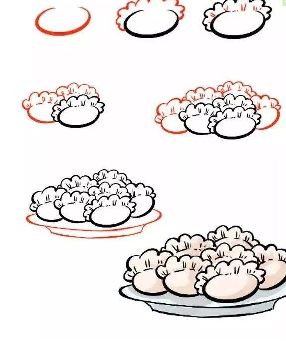 最好看的元旦节简笔画,元旦节怎么画简笔画