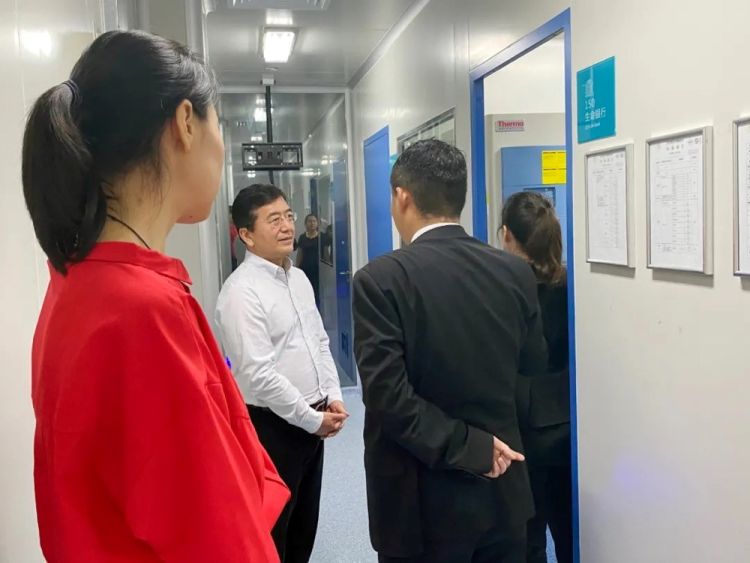 中国企业联合会执行副会长李明星一行参观安美生物
