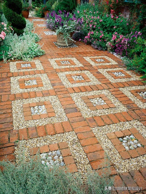 别墅庭院地面铺装施工顺序,别墅庭院地面铺装设计