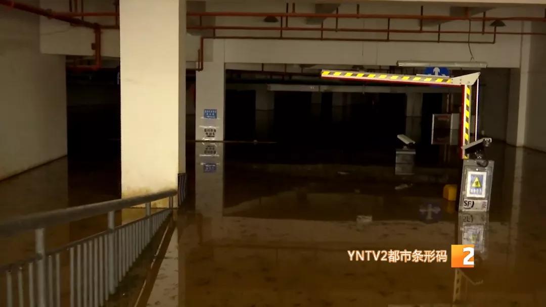洪水涌入地下车库视频播放,洪水涌入地下停车场