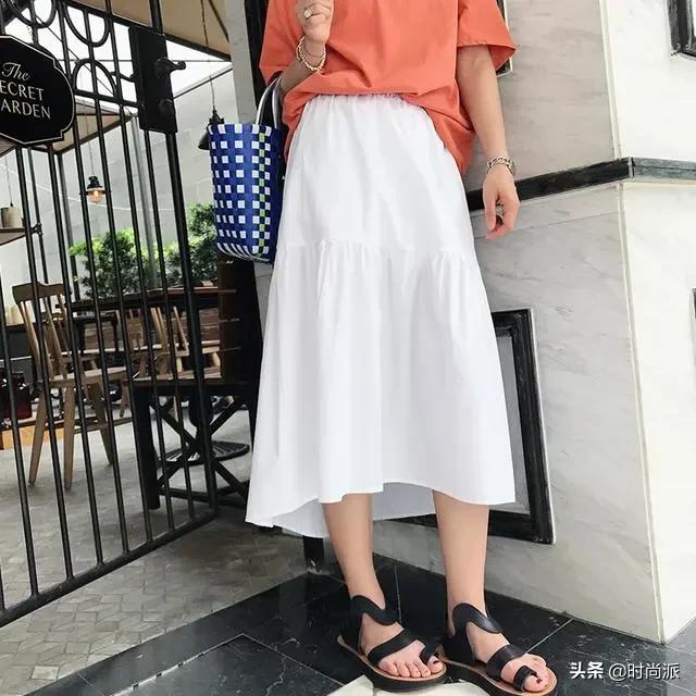 气质半身裙小仙女必备,显瘦慵懒文艺流行气质半身裙