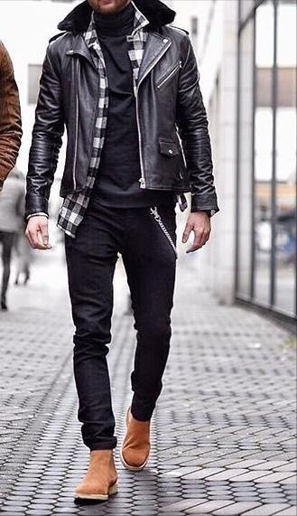 型男外套冬套装,慵懒外套宽松男装怎么搭配