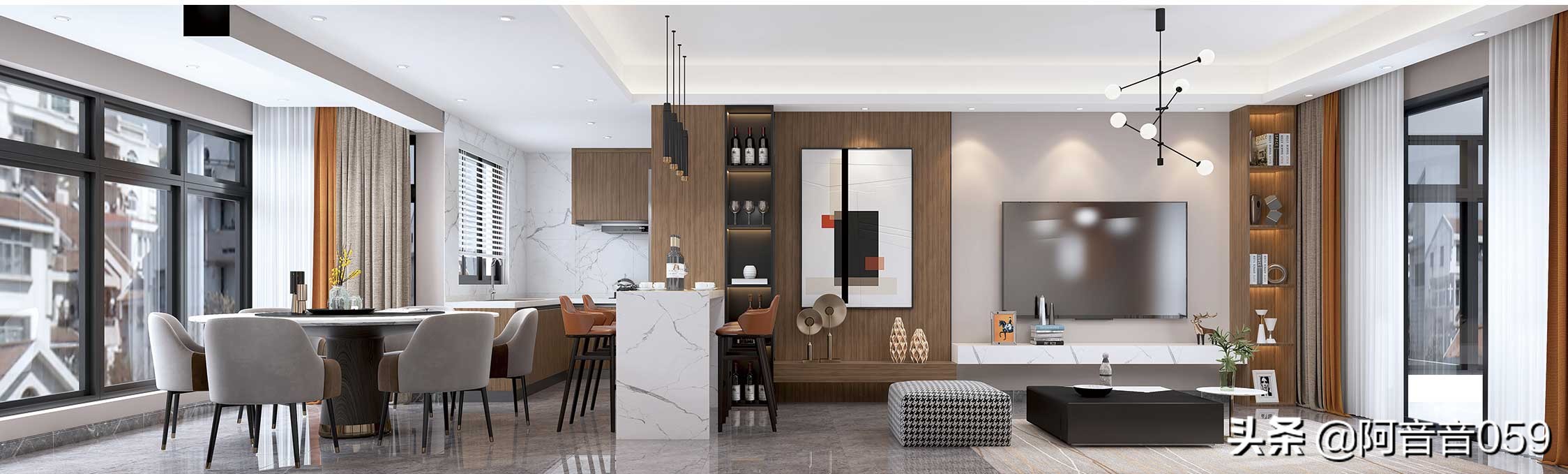 电视柜和衣柜一体怎么设计好看,衣柜电视柜一体设计推荐