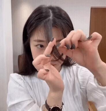 3款不挑脸型的刘海，又美又精致，自己动手就能剪