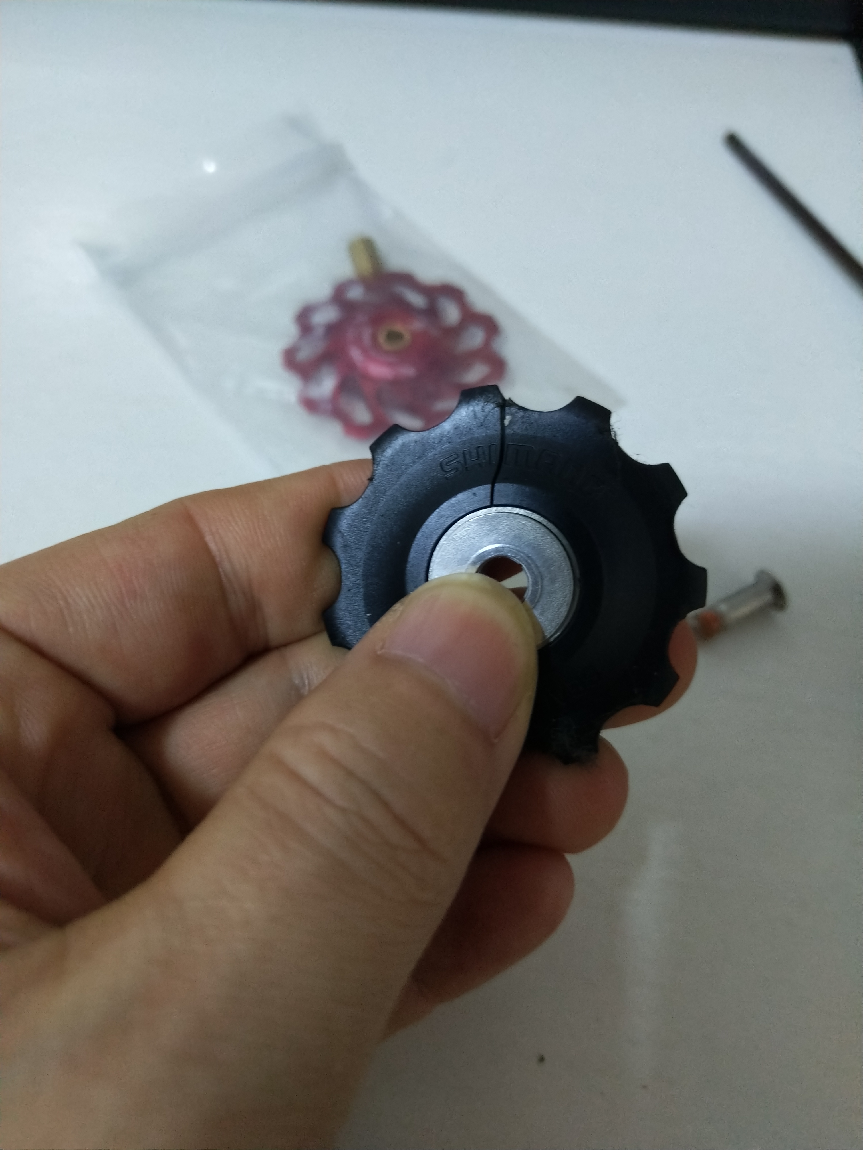 单车后拨滑丝修复,单车后拨掉了怎么修