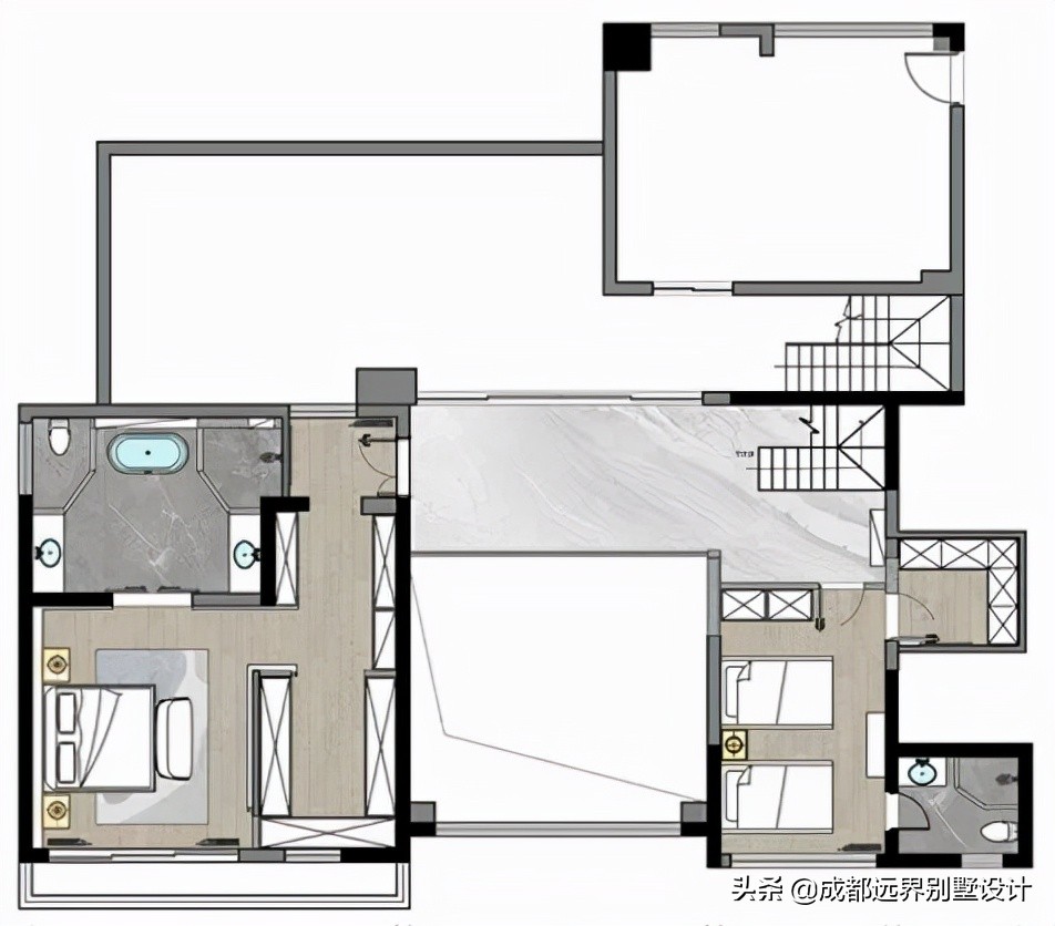 400平顶级复式豪宅,410米豪宅别墅