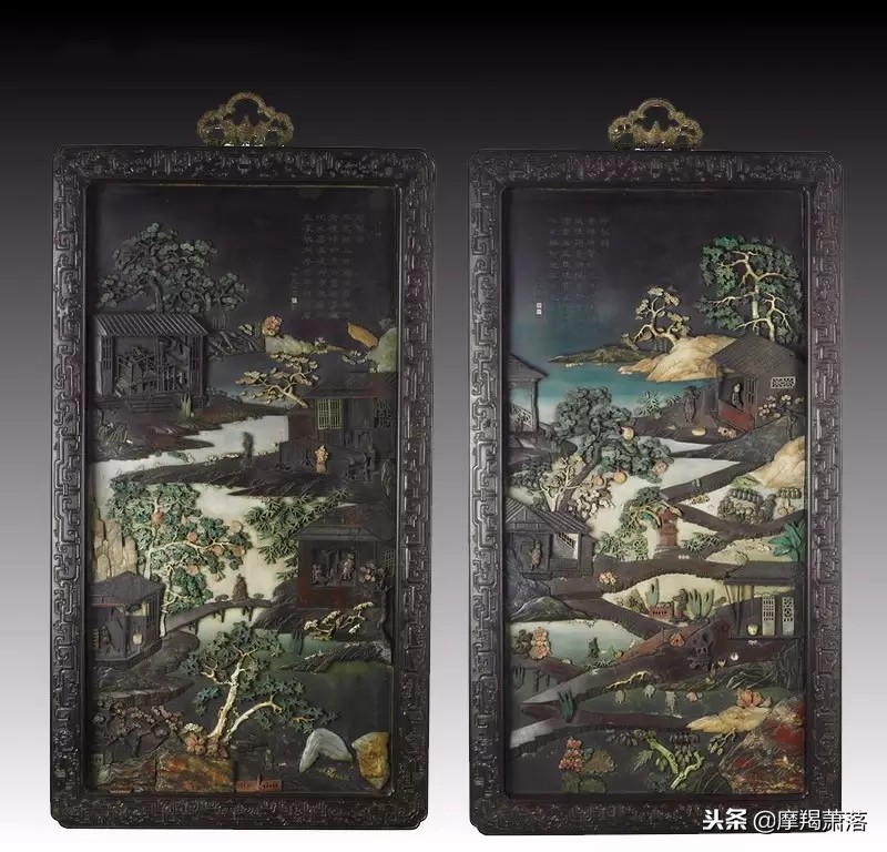 漆器百宝镶嵌,百宝嵌漆器