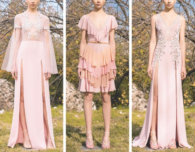 georgeshobeika鹅黄,georgeshobeika2019秋冬高定裙装