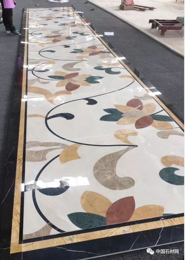 中式别墅石材水刀拼花图册,顶级石材水刀拼花