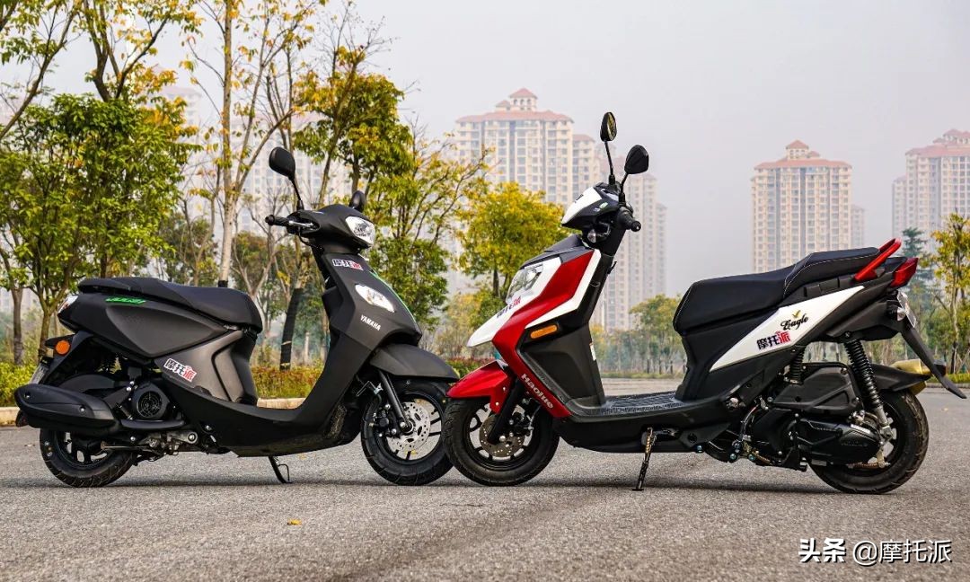 雅马哈巧格125i对比豪爵eagle,豪爵eagle125