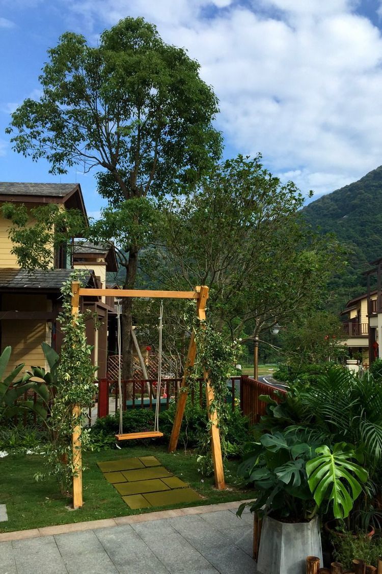 清远汤塘温泉民宿带私人泡池,清远温泉亲子主题别墅