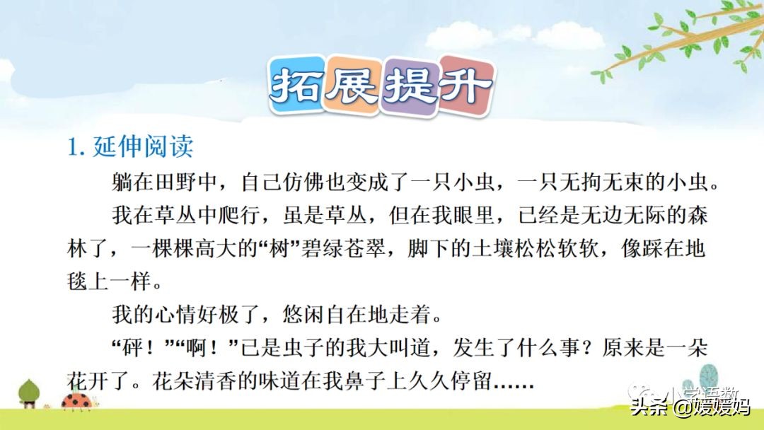 二年级下册我是一只小虫子课后题,二年级下册语文11我是一只小虫子