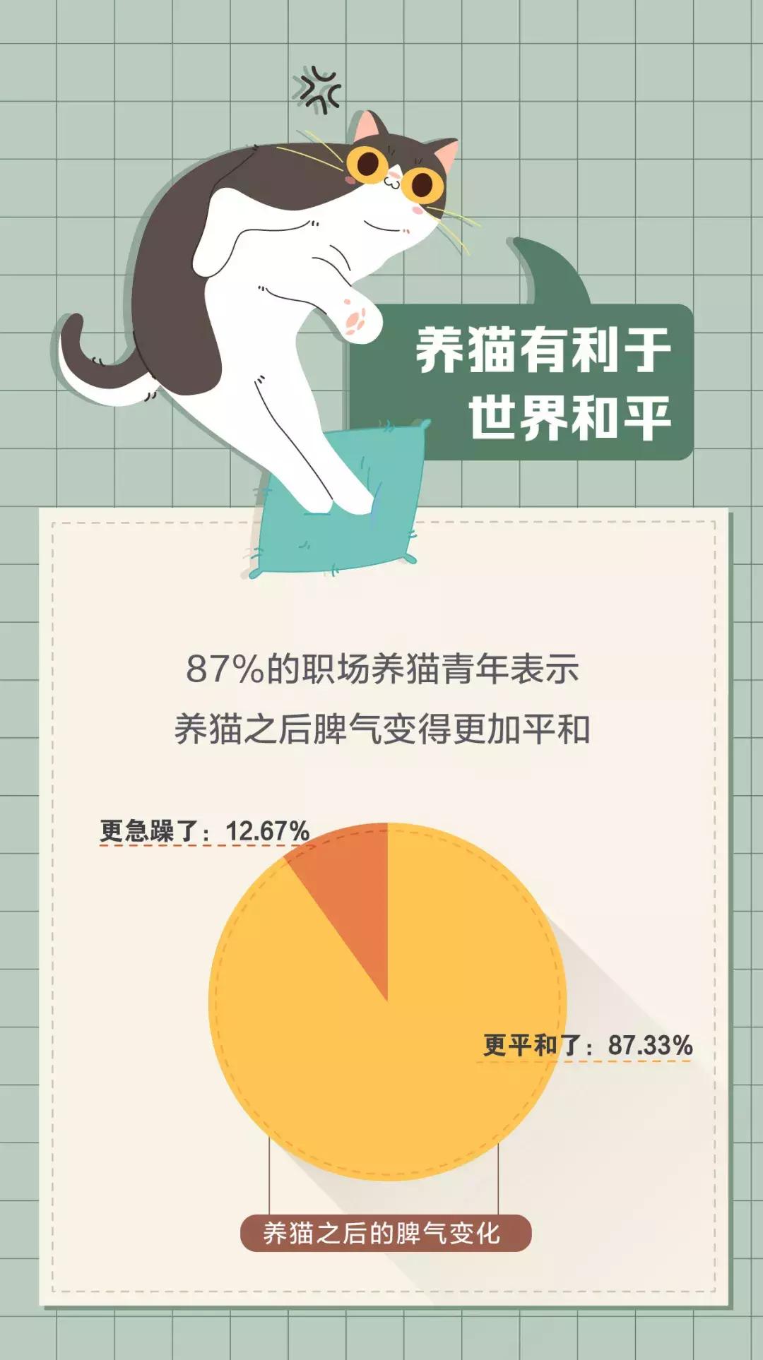 老板比猫还难搞定?最新职场青年吸猫不完全调查出炉