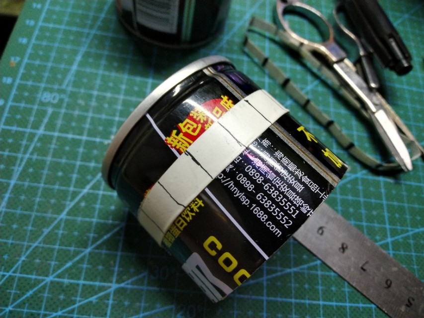 椰子汁罐制作酒精炉,自己制作猛火酒精炉