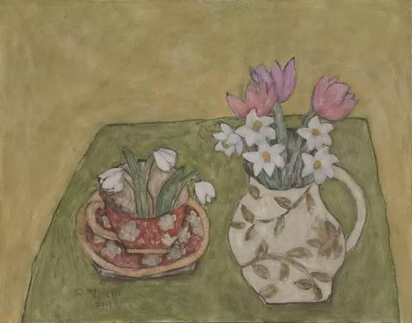 韩国女艺术家：卓秀英，画出来的雅致花草