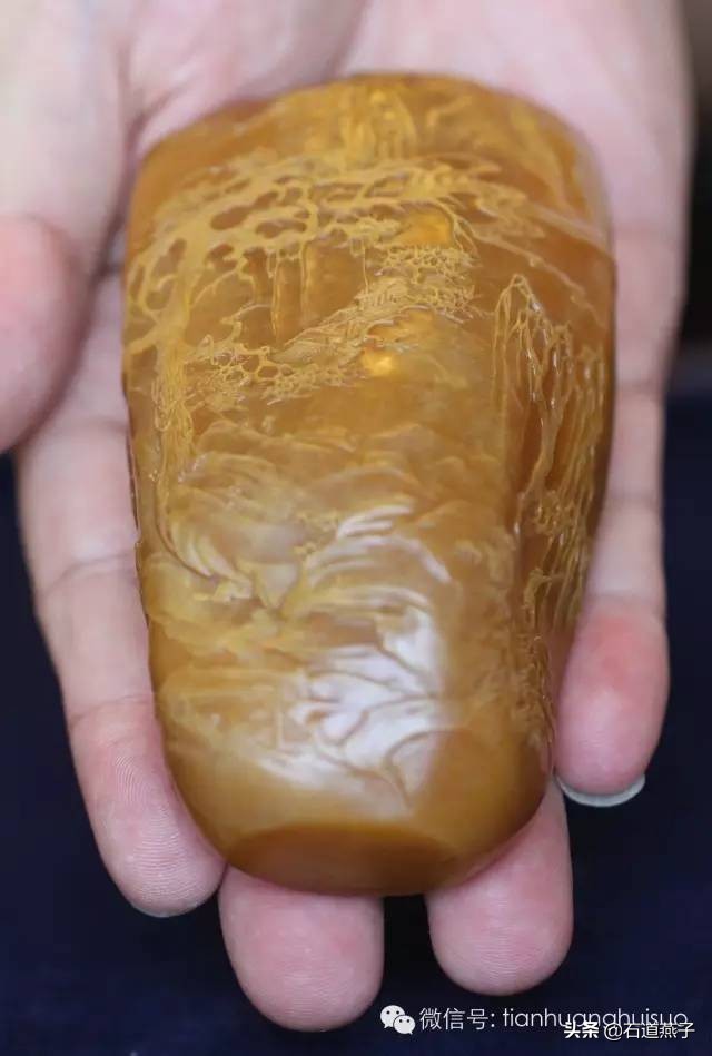 天价田黄石拍出史上最贵价格,田黄石每克3万真假田黄