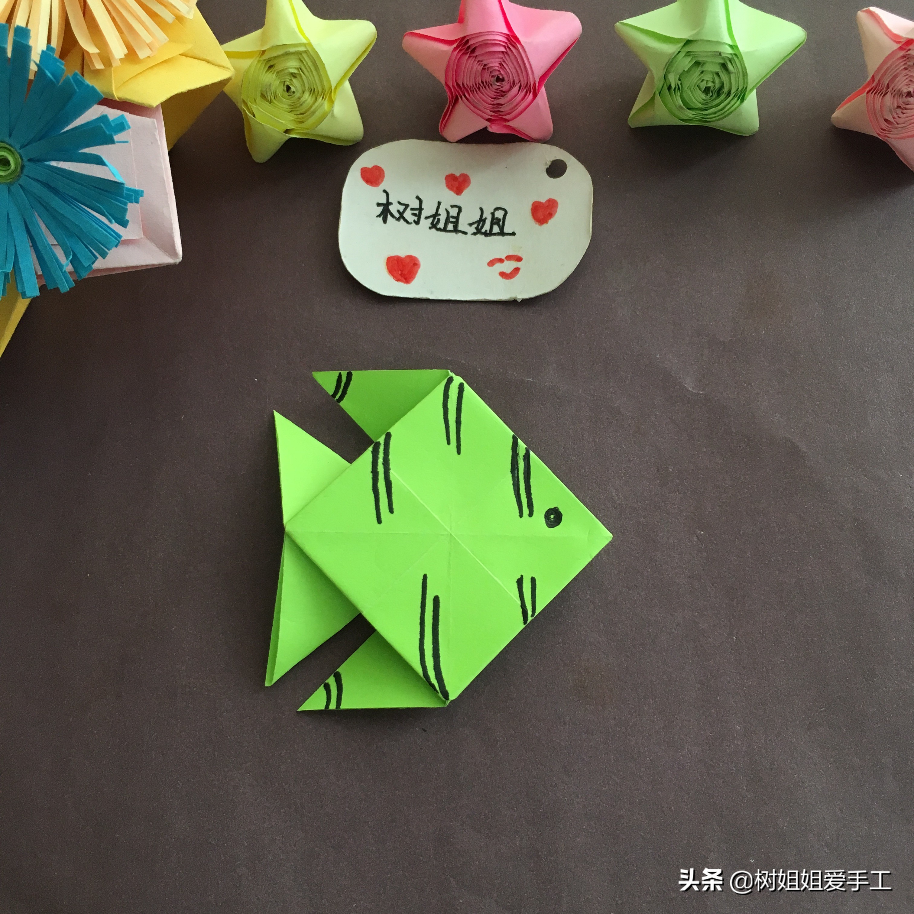 幼儿园简单折纸手工动物小鱼,各种可爱小动物的折纸