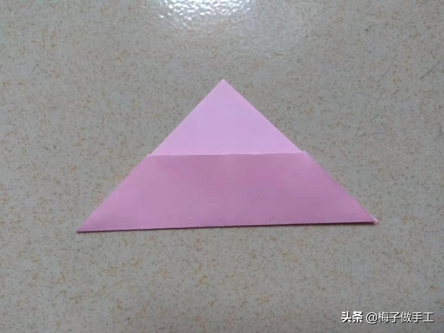 儿童手工折纸教程平底鞋,儿童手工折纸折鞋子