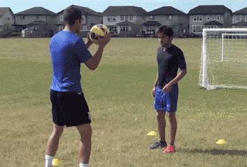 停球地滚球教学,停球高空球