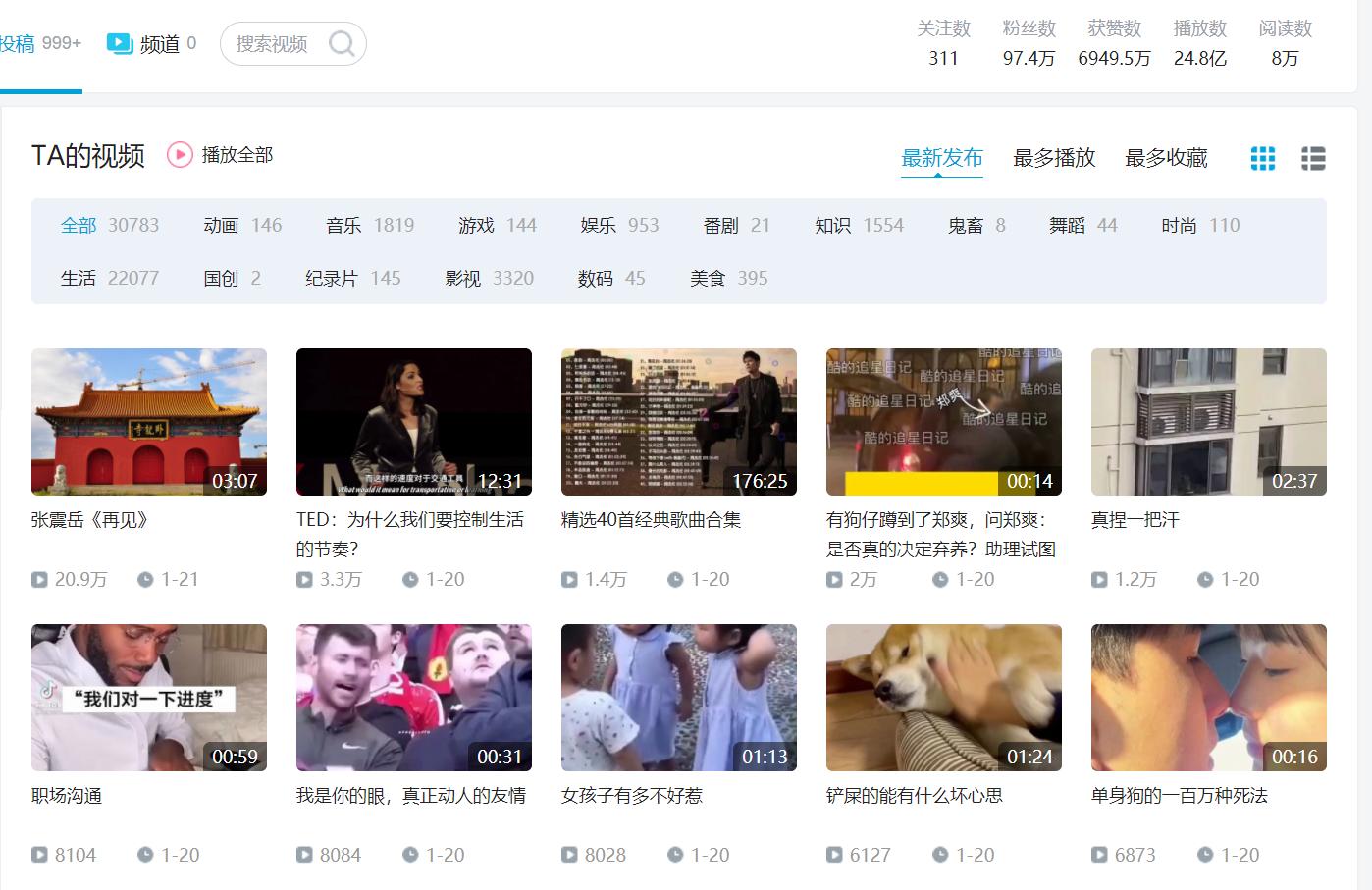 b站up主直播数据排行,b站各大up主们纷纷停更