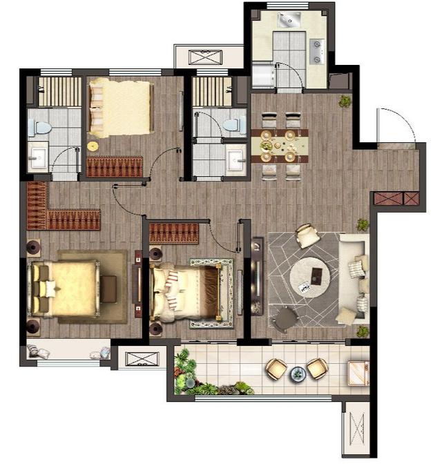 市区核心稀缺小户型准现房,总价约80万起抢占湖景商办资产