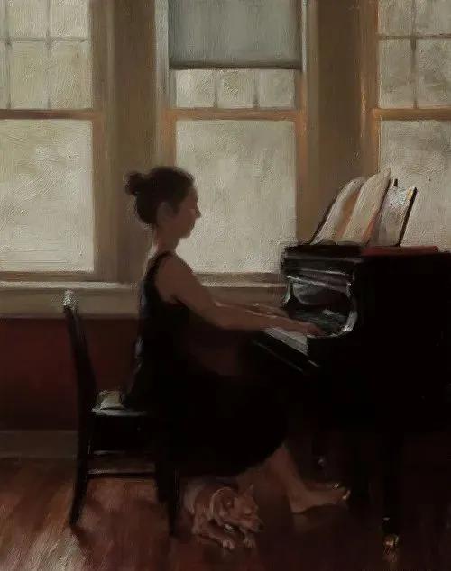 半成品看上去也如此精彩：美国画家路易斯的肖像作品