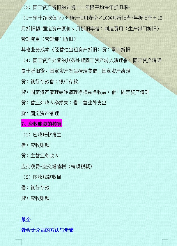 鬼才会计王姐把会计分录分类汇总,鬼才会计王姐