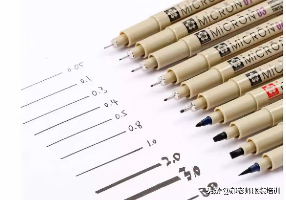 服装画弯线技巧,服装勾线教程