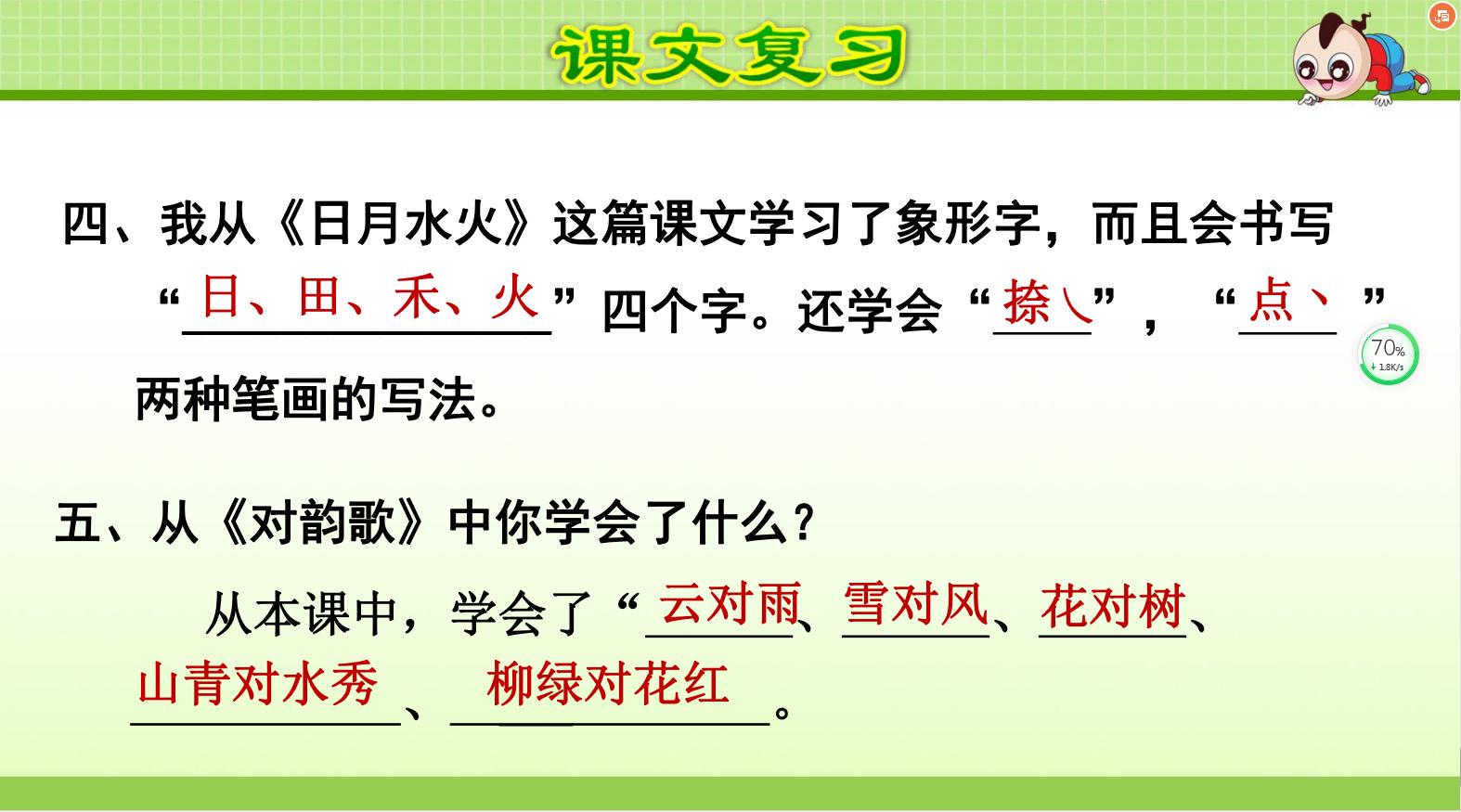 一年级上册语文课件第1单元,一年级语文上册课件ppt一单元