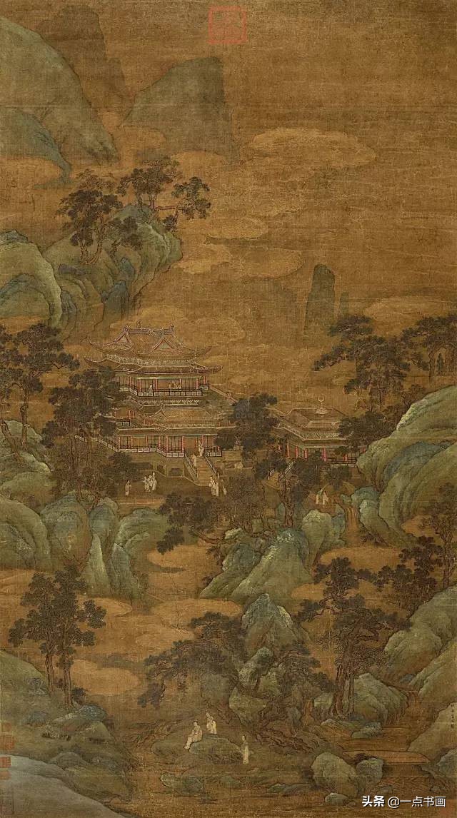 明仇英拍卖60亿的作品,明仇英桃源仙境图临摹