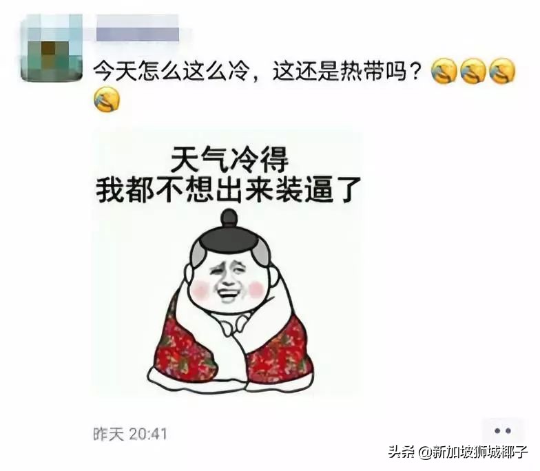 新加坡冻成狗,新加坡狂风暴雨来袭