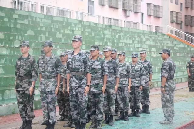 固始永和中学军训2019,固始永和新生军训