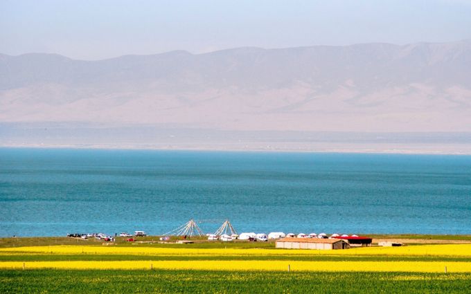 大美青海人间仙境青海湖,青海骆驼青海湖