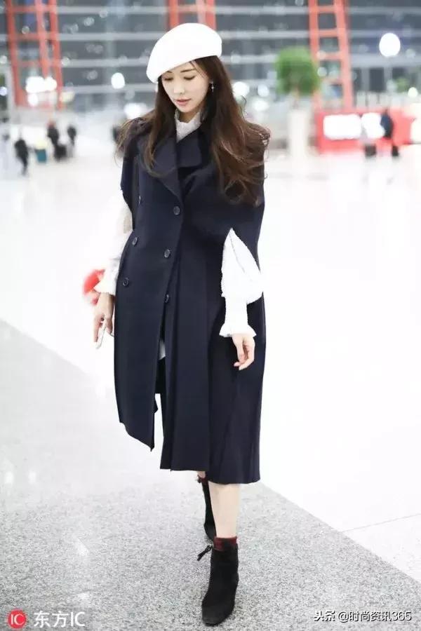 奚梦瑶短靴穿搭,奚梦瑶穿短靴子