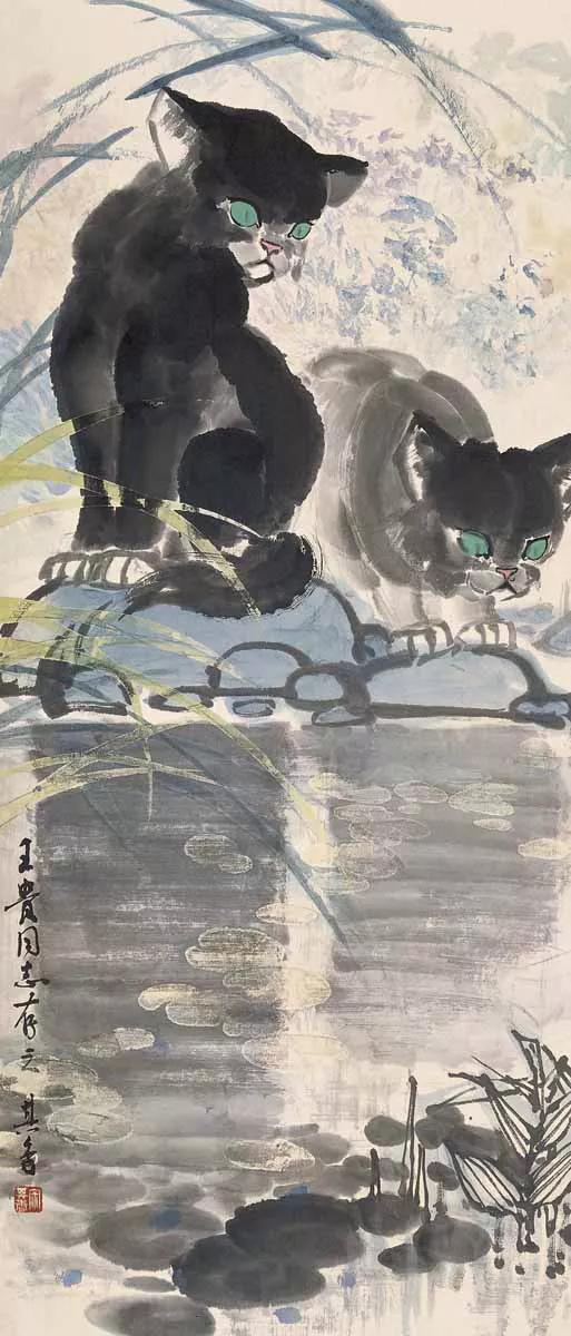 水墨画夜景欣赏,画夜景最好的中国画