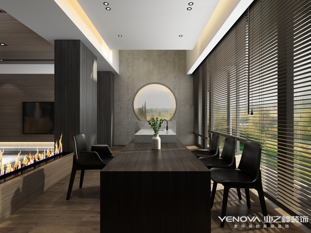 孔雀城大学里-450平现代风格