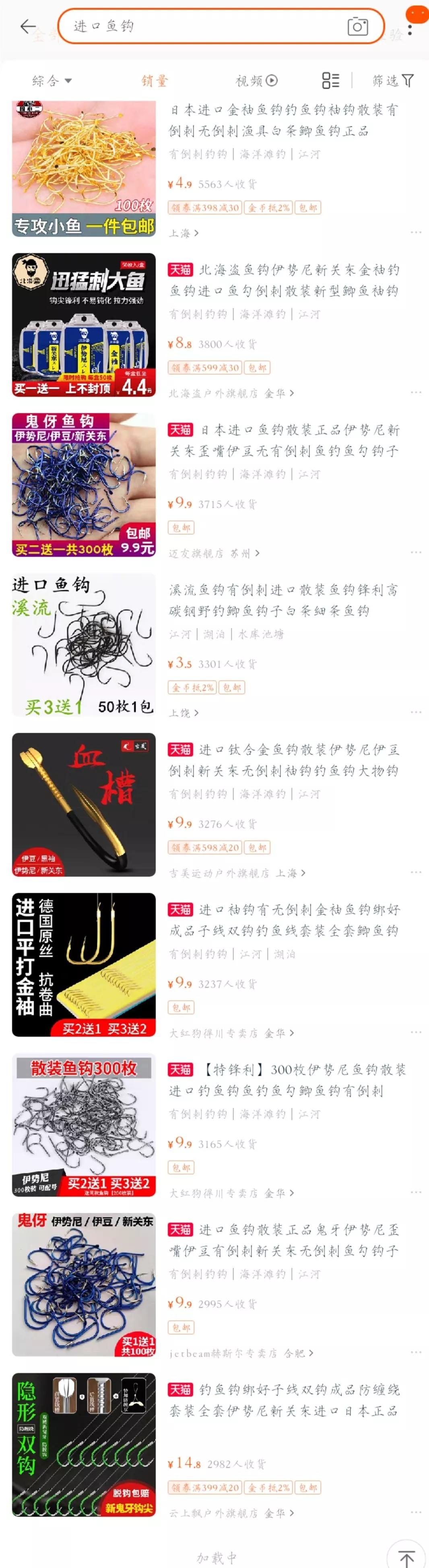 真假进口鱼钩,拆穿鱼钩的十大骗局