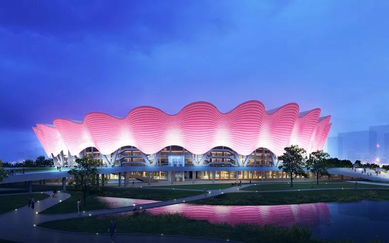 西安奥体中心修了哪些特色建筑,西安市奥体中心标志建筑