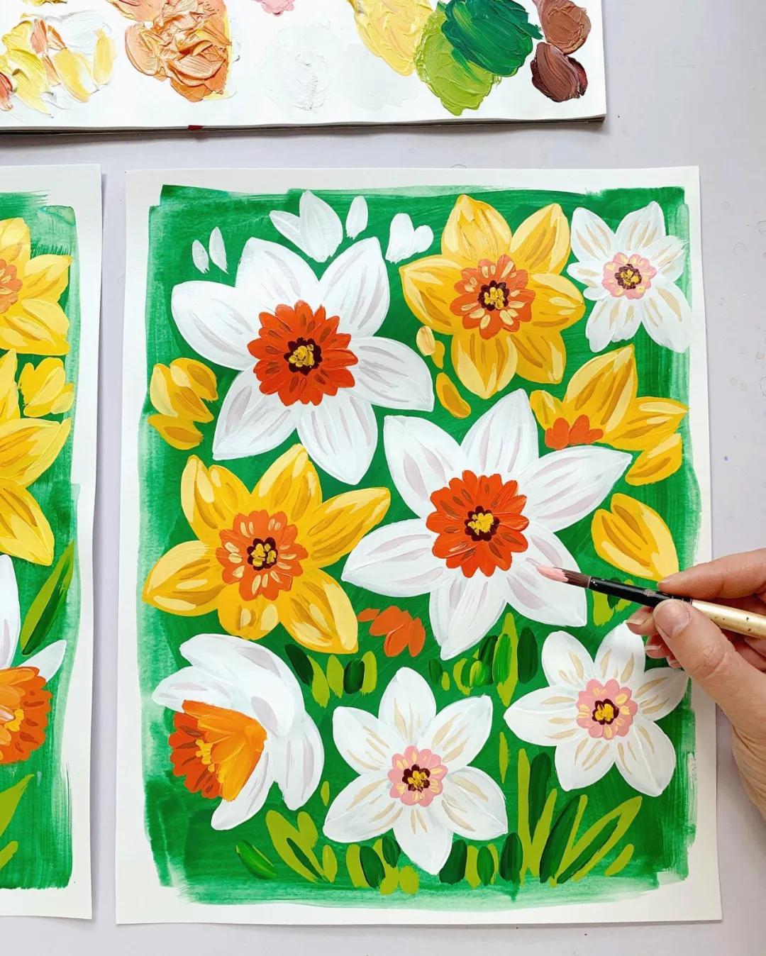 丙烯平涂的正确方法图解,丙烯大面积平涂墙面技巧